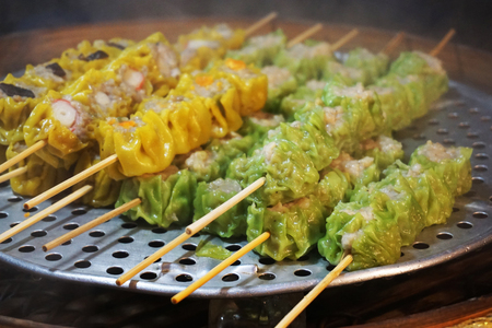 Chinese snacks meat ballの写真素材