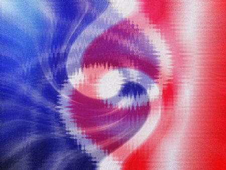 Abstract creative wavy multi-color background for banner design.の写真素材