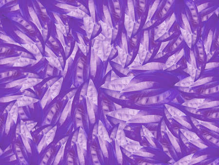 Abstract background purple made of fresh green leaves, Concept for design fabric pattern, banner,...
