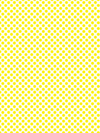 Dots seamless pattern yellow color on white background, for design.の写真素材