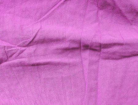 Background texture of fabric cotton linen pink color. Copy space for your text and design. Textile concept and soft backdrop, Flat layの写真素材