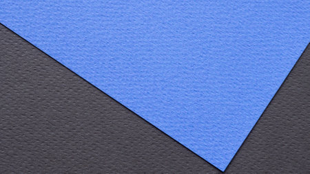 Empty blue and black colored paper background texture, Two tones, Concept for image, text, design.の写真素材