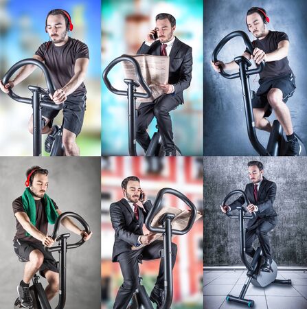 A sporty person who keeps in shapeの写真素材