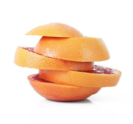 isolated orange on white backgroundの写真素材