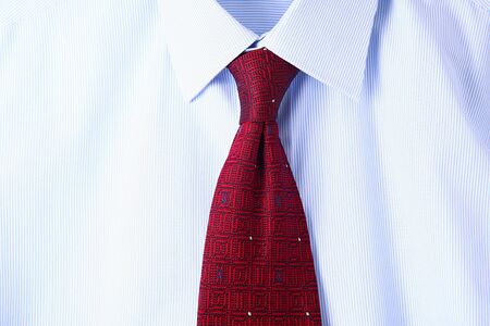 shirt and tie masculine fashion backgroundの写真素材