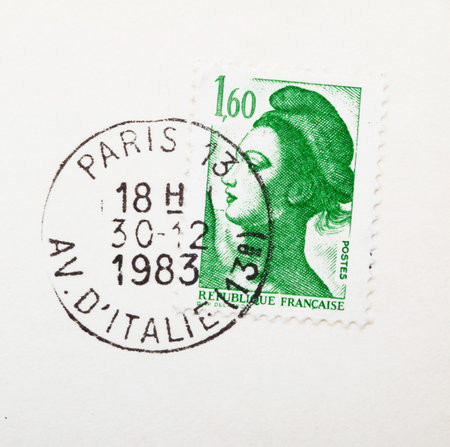 original old stamps and postal stampsのeditorial素材