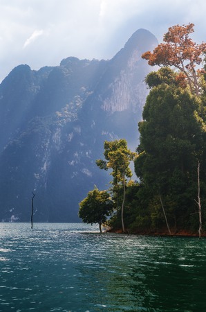 The winter in the subtropics. Lake Khao juice. Thailandの写真素材