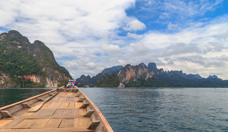 Lake Khao Sok rock