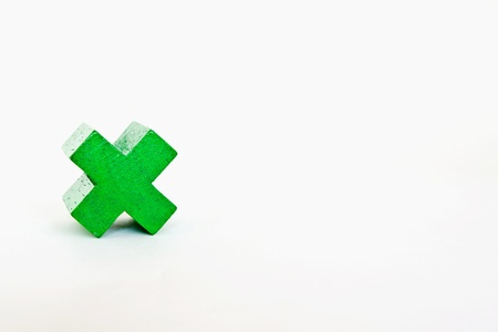 Green multiply wood isolated on a white backgroundの写真素材