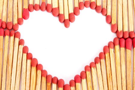Matches isolated on white 
