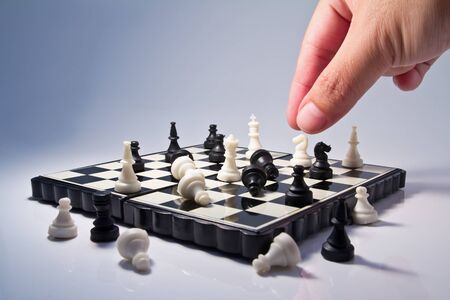 Playing chess 