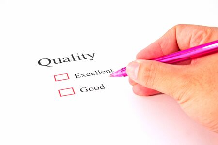 quality test closeup の写真素材