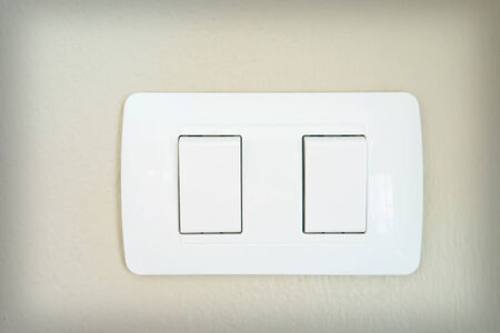switch electrically on the wall