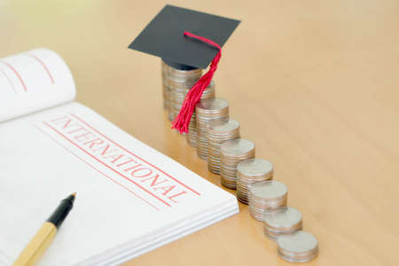 Woman writing on paperの写真素材