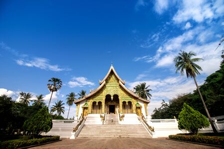 Luang Prabang, Laos - October 20, 2017: Royal Palace Museum of Luang Prabang city in Laos (The Royal Palace Museum)のeditorial素材