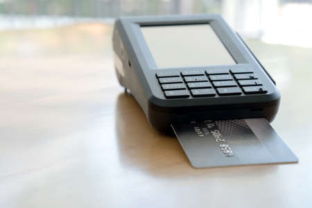 Payment terminal and credit card 
