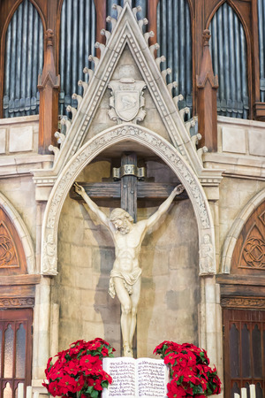Da Nang, Vietnam - May 22, 2018: Church in Bana hill at Vietnamのeditorial素材