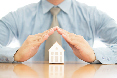 Real estate insurance conceptの写真素材