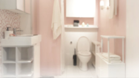 blur bathroom background, design key visual. homeの写真素材
