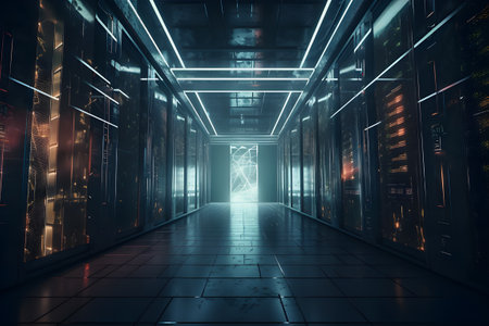 Digital Future: Motion Data Transfer in the Modern Data Center. Generative AI.の素材