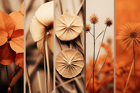 Immerse yourself in the beauty of autumn with this captivating collage wallpaper. It features a collection of gorgeous fall nature scenes that capture the essence of the season. From the rich, warm hues of the changing leaves to the serene landscapes bathed in autumnal light, this wallpaper exudes a cozy mood that will enhance any space.の素材