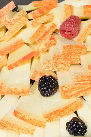 pieces of pecorino toscanoの写真素材