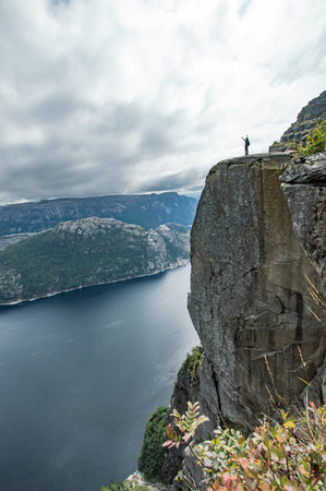 rock of stavanger norwayの写真素材