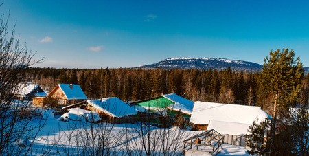 Village Zyuratkul. Chelyabinsk region