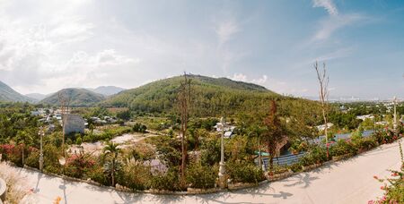 Vietnam. Nha Trang May 24, 2015. Panorama Park 100 eggsのeditorial素材