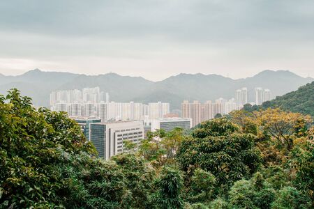 City view from the temple of 1000 buddhasのeditorial素材