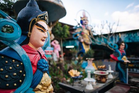 Buddhist temple Chua linh phuoc. Dalat. Vietnam.のeditorial素材