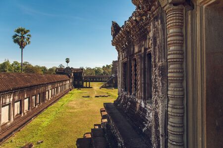 Siem Reap, Cambodia January 19, 2017. Buddhist temple Angkor Wat.のeditorial素材