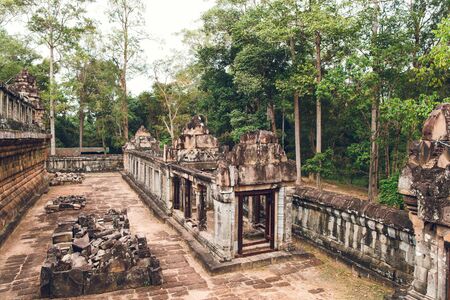 The ruins and remains of Ta-Keo Temple. Cambodia Siem Reap