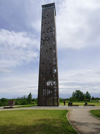 May 30, 2020 Birstonas, Lithuania, Europe. Birstonas observation tower.