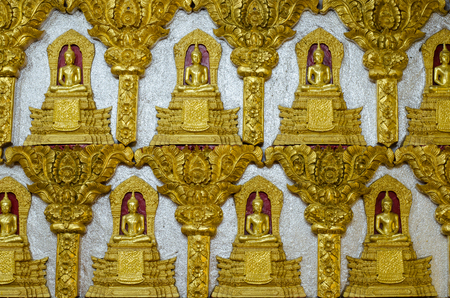 Buddha in the templeの写真素材
