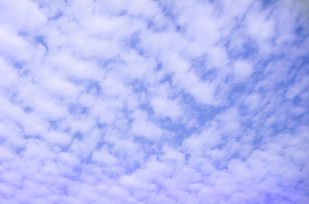 blue sky with clouds closeup