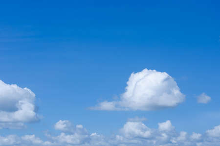 clouds in the blue skyの写真素材