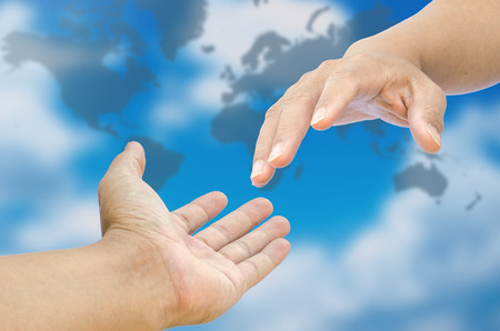 Abstract circular bokeh background of Christmaslightの写真素材