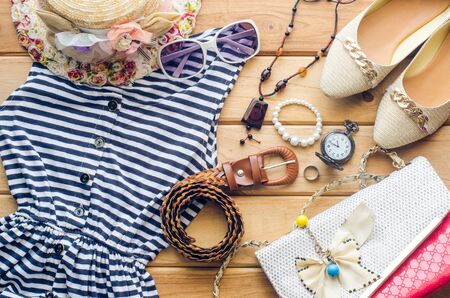 Travel Clothing accessories for womenの写真素材
