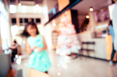 Coffee Shop Blurred backgroundの写真素材