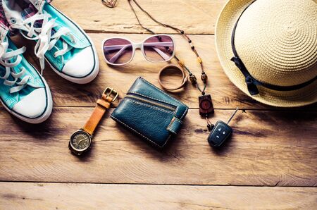Accessories along for the trip