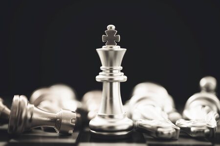 Chess board - A competitive business idea to succeed.の写真素材
