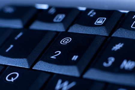 close up keys of keyboard. computer background の写真素材