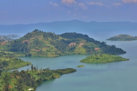 Amazing nature in African Congoの写真素材