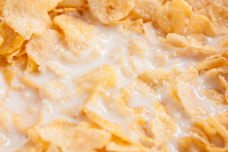 Cornflakes in bowl