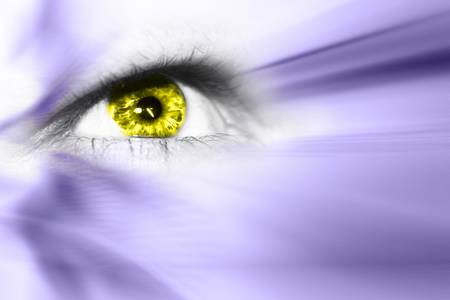 Digital eye in a future vision の写真素材