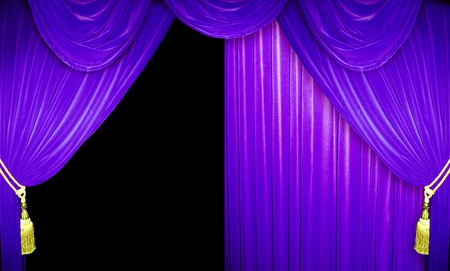 curtain of a classical theater の写真素材