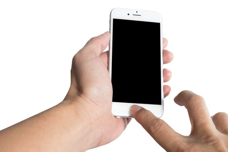 Hand hold and touch screen smart phone