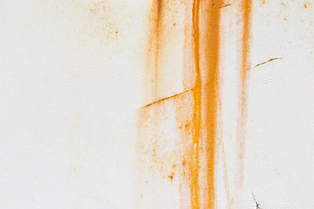 metal iron rust with peeling paint background and texture