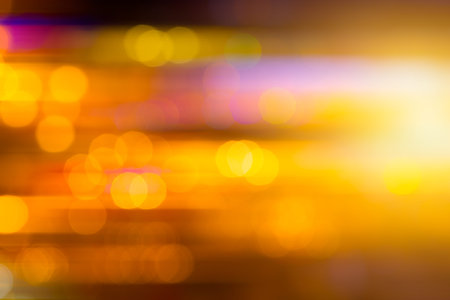 business night light move. urban blur bokeh